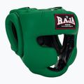 Boxerská prilba RAJA BOXING Semi Leather green