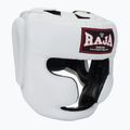 Boxerská prilba RAJA BOXING Semi Leather white