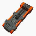 Zámok na bicykel GERDA Fold 1200W Neo folding black/orange 4
