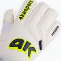 Detské brankárske rukavice 4keepers Champ Carbo V RF Strap white 3