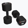 Činky HMS HPT02 TPU 2 ks 10 kg black 2