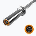 Olympijská rovná tyč HMS GO160 + svorky ZG1000 Premium 3