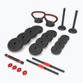 HMS SGN120 Pro Set 6W1 20kg závažia čierna/červená 2