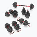 HMS SGN120 Pro Set 6W1 20kg závažia čierna/červená 4