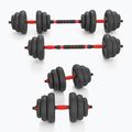 HMS SGN120 Pro Set 6W1 20kg závažia čierna/červená 5