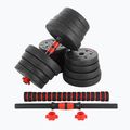 Sada činiek HMS SGP20 20 kg  čierna/červená 3