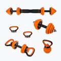 Sada závaží HMS SGZ230 Premium 6v1 oranžová 17-57-067