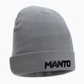 MANTO Logotyp 21 čiapka sivá MNC465_MEL_9UN