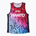 MANTO Pánske tréningové tielko Multi Gradient red MNR512_BLU/RED_2S