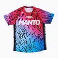 MANTO pánske tréningové tričko Multi Gradient blue MNR513_BLU/RED_2S