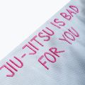 GI pre brazílske jiu-jitsu MANTO Balaclava pánska biela MNG982_WHT/PIN 5