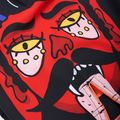 MANTO Diablo pánske tréningové šortky black-orange MNS507_BLK 6