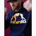 Pánska mikina MANTO Logo Hoody dark blue 4