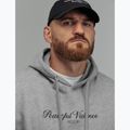 Pánska mikina MANTO Peaceful Violence Hoody sivá 3