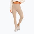 Dámske tréningové legíny Octagon Legion Ribber beige