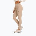 Dámske tréningové legíny Octagon Legion Ribber beige 4