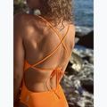 Dámske jednodielne plavky Clap Dwuwarstwowy Wiązany summer orange 3