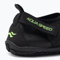 Obuv do vody AQUA-SPEED Agama čierno-zelená 638 7