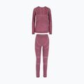 Súprava dámskej termo bielizne Viking Lan Pro claret/light pink