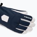 Pánske lyžiarske rukavice Viking Sven Ski navy/white leather 5