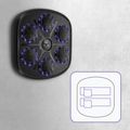 Elektronický tréningový disk + rukavice HMS TB03 čierna 6