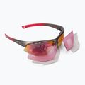Cyklistické okuliare GOG Falcon Xtreme šedo-červené E863-2