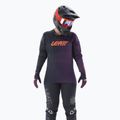 Dámske cyklistické tričko Leatt MTB Gravity 4.0 s dlhým rukávom fialové