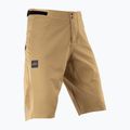 Pánske cyklistické šortky Leatt MTB Trail 3.0 Liner brass brown