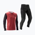 Pánsky cyklistický komplet Leatt Ride Kit MTB 1.0 dusty red