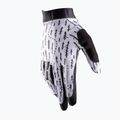 Pánske cyklistické rukavice  Leatt MTB 1.0 GripR trails white 2