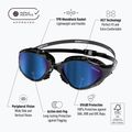 Plavecké okuliare BuddySwim OzeanX Mirror black/blue 4
