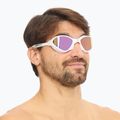 Plavecké okuliare BuddySwim OzeanX Mirror white / iridium 3
