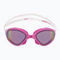 Plavecké okuliare BuddySwim OzeanX Mirror pink/white/iridium 2