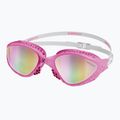Plavecké okuliare BuddySwim OzeanX Mirror pink/white/iridium