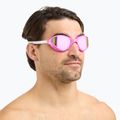 Plavecké okuliare BuddySwim OzeanX Mirror pink/white/iridium 4