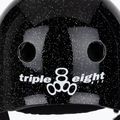 Prilba  Triple Eight The Certified Sweatsaver black glitter 7