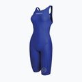 Dámske jednodielne plavky ZONE3 Performance Speed Kneeskin blue/white