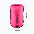 Záchranná bójka BuddySwim CSW Dry Bag 20 l pink 3