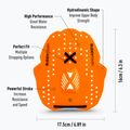 Pádla na ruky BuddySwim Power Paddle orange 2
