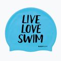 Plavecká čiapka BuddySwim LLS Silicone blue