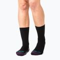 Dámske ponožky Bridgedale Lightweight Merino Performance Boot Original black/purple 5