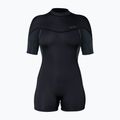 Dámsky plavecký neoprén Xcel Axis Back Zip Spring 2 mm black/palm/monstera print