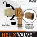 Náustok pre Source Tactical Helix Valve coyote 2