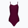 FINIS Skinback Solid cabernet dámske jednodielne plavky