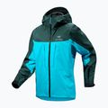 Pánska bunda do dažďa Arcteryx Alpha blue tetra/pytheas 7