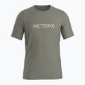 Pánske tričko Arcteryx Ionia Merino Wool Arc'Word Logo forage 6