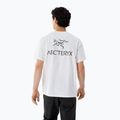 Pánske tričko Arcteryx Kragg Sl Cotton Bird Word white light/black 3