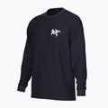Pánske tričko s dlhým rukávom Arcteryx Kragg SL Cotton Bird Tile black / arctic silk 3