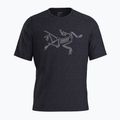 Pánske tričko Arc'teryx Cormac Logo SS black heather