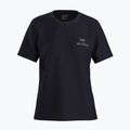 Dámske tričko Arcteryx Kragg Sl Cotton Emblem Crew black